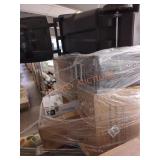 Skid Lot 64 Gal. Trash Can, Mr Heater Wall