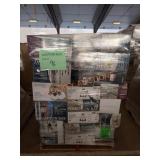 Skid Lot Of Light Fixtures & Fans. Purple-E.