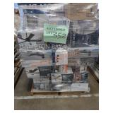 Skid Lot Of Assorted Lighting, Ceiling Fan, Wall