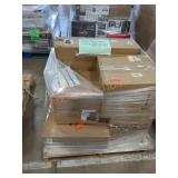 Skid Lot Of Assorted Pendant Lights, LED Wall Pack