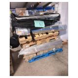 Skid Lot Floor and Wall Tiles, Metal Vent Pipes,
