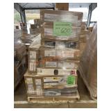 Pallet Lot Of Cabinets, Sinks, Fans, Etc