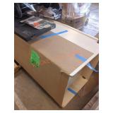 Skid Lot 24" x 80" Pantry Cupboard, Shutters, Mr