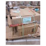 Skid Lot Of Medicine Cabinet, Delta Toilet,