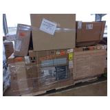 Skid Lot of Mixed Cabinets, Christmas Tree,