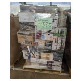 Skid Lot Of Assorted Lights, Ceiling Fans