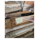 Skid Lot of Vanity, Rug, Milwaukee Coat, Misc