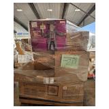 Skid Lot Secional Sofa, Vissani Refrigerator, Misc