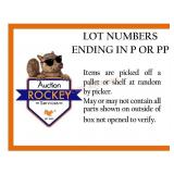 LOT NUMBERS ENDING IN P OR PP