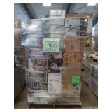 Skid lot of Assorted Light Fixtures & Ceiling Fans