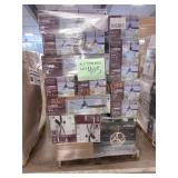 Skid lot of Assorted Light Fixtures & Ceiling Fans