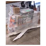 Skid Lot Ridgid 7" Table Saw, Hampton Bay Ceiling