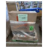 Skid Lot Of Flexible Duct, Medicine Cabinet, Etc