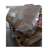 Propane Tank, Storm Door, Crib, Misc Pallet Lot