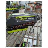 Ryobi 40v 5 ah battery and charger