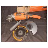 RIDGID Corded  7" Twist Handle Angle Grinder
