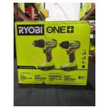 Ryobi 18v Brushless 2-TOOL Combo Kit Drill Driver