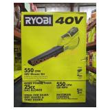 Ryobi 40v Blower Kit 550cfm