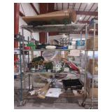 Rack Lot Home Items, & Christmas Decor, Light