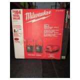 Milwaukee M12 Red Lithium Starter Kit 2ah