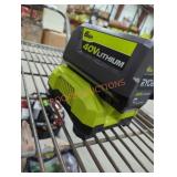 Ryobi 40v 6 ah battery and charger