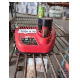 Milwaukee M12 2 ah battery and charger