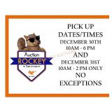 **PICKUP INFORMATION - PLEASE READ**