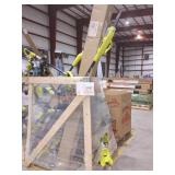 Skid Lot of Ryobi Blowers, String & Hedge