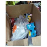 Box lot of small tools