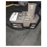 Ryobi 18v 4Ah Battery, No Charger