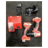 Milwaukee drill kit w/ M12 & M18, no battery