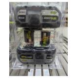 2 Ryobi 18v 4 ah batteries