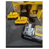 DeWalt 20v 3 ah and 4 ah battery and charger