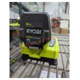 Ryobi 40v 6 ah battery and charger
