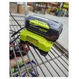 Ryobi 40v 4 ah battery and charger