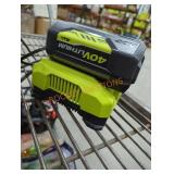 Ryobi 40v 4 ah battery and charger