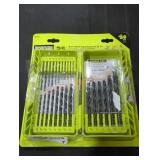 Ryobi Black Oxide Drill Bit Set
