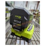 Ryobi 40v 6 ah battery and charger