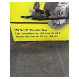 Ryobi 18v 5-1/2ï¿½ circular saw