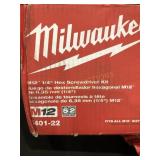 Milwaukee M12 1/4ï¿½ Hex Screwdriver Kit