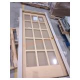 Skid 34" x 80" Windowed Exterior Door