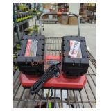 2 Milwaukee M18 12 ah batteries and charger