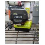 Ryobi 40v 4 ah battery and charger