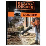Black and decker corded Axial blower, 9amp