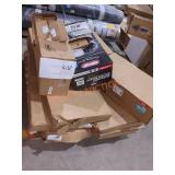 Skid Lot Battery Back, Steel Shelves, Garage Door