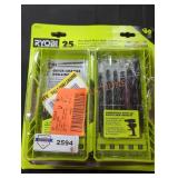Ryobi Black Oxide Drill Bit Set