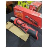 Milwaukee M12 1/4" hex right angle impact driver