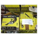 Ryobi Shelf Lot 5 Tools, Various Blowers,  Trimmer