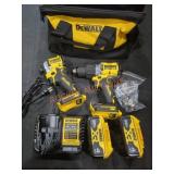 DeWalt 20v MAX Brushless 2-TOOL Combo Kit Drill