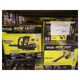 Ryobi Shelf Lot 6 Tools, Various Blowers, Tool